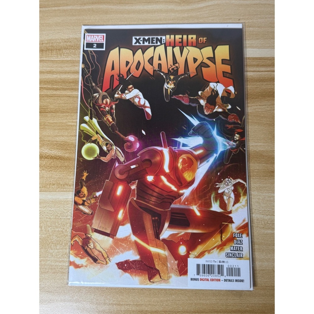 X-Men Heir of Apocalypse #2 Marvel Comic Book Foxe Diaz Mayer Sinclair